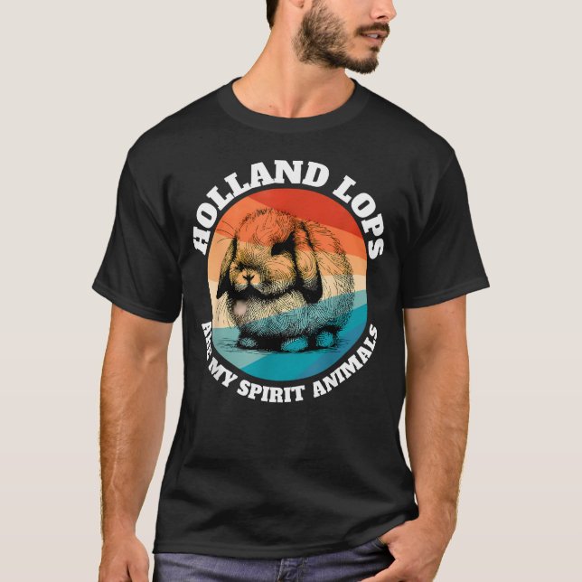 Andlig Djur Holland Lop T Shirt (Framsida)