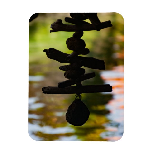Andlig drivved Bali-magnet Magnet (Vertikal)