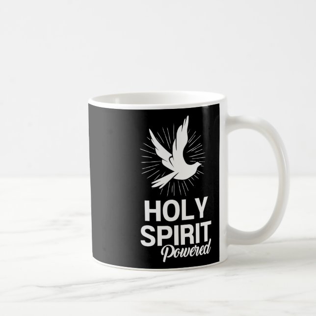 Andlig duva driven kristna presenter för män och k kaffemugg (Höger)
