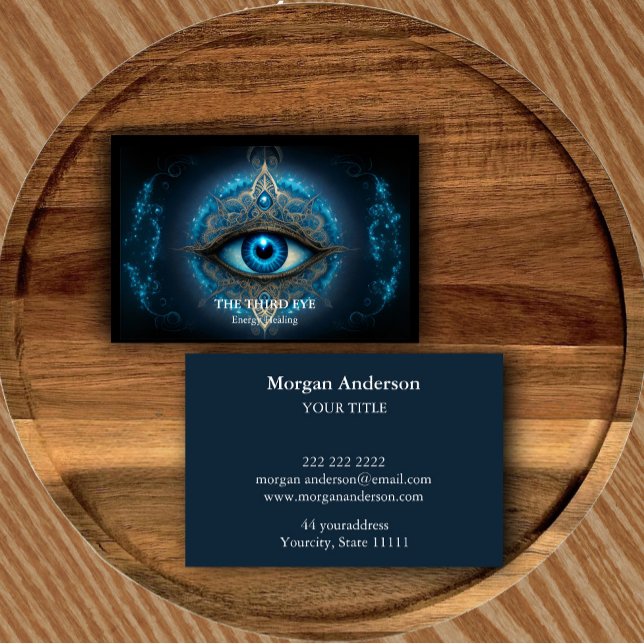 Andlig Energi Helare Reiki  Visitkort (The Third Eye Energy Healing)