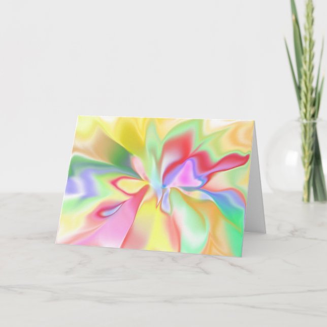 Andlig Energy Färg Metaphysiskt hälsningskort för  Kort (Framsida)