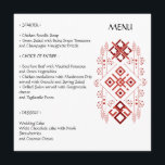 Andlig Ethno Slavic Symbols Bröllop Meny<br><div class="desc">Dessa motiv från bröllop, inspirerade av den gamla slaviska myten, representerar kärlek, överflöd, familj och helig union. Med Dazhbog (sol och välstånd), Mokosh (fertilitet och näring), Bereginya (skydd av hemmet) och Alatyr (harmoni och tur) ger denna samling en fädernesenergi och andlig betydelse i din speciella dag. Ta in nedärvd makt...</div>