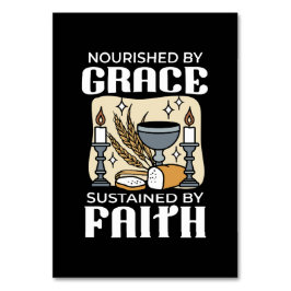 Andlig Faith and Grace - Uppmjukande kristna Bordsnummer