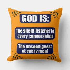 Andlig Faith Quote Dekorativ kudde