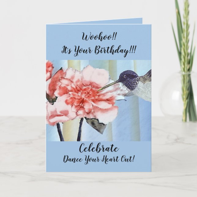 Andlig-födelsedagskort Tack Kort (Framsida)