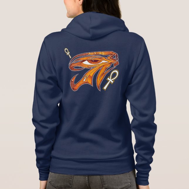 ANDLIG FÖR DMT CHAKRA OM FÖR RAÖGAGRAFITTI ANKH TEE (Baksida)