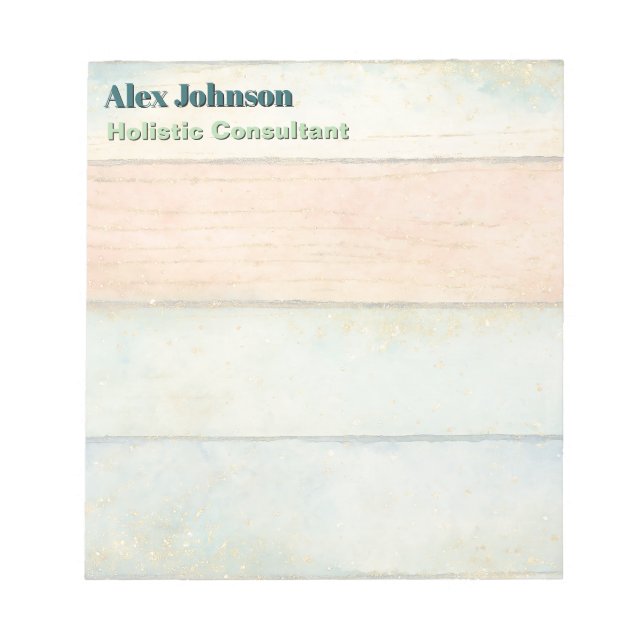 Andlig för Holistic Hälsa Consultant Naturopaths Anteckningsblock (Framsida)