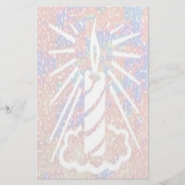 Andlig:  Fördelning av den ljusa V2en Brevpapper (Framsida)