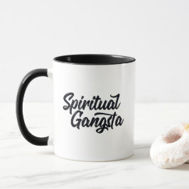 Andlig Gangsta Funny Yoga Quote Design Mugg