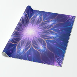 Andlig Glowing Lotus Gift Wrap Presentpapper
