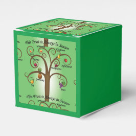 Andlig Grace Fruit of the Spirit Favor Boxes Presentaskar