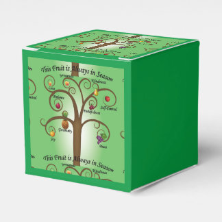 Andlig Grace Fruit of the Spirit Favor Boxes Presentaskar