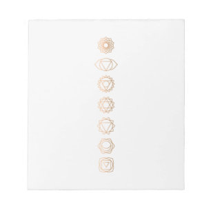 Andlig Guld Chakras Anteckningsblock