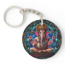 Andlig Hindu Gudom Keychain Religiösa Hindu God Gu