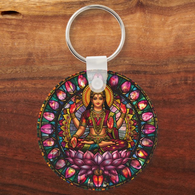 Andlig Hindu Gudom Keychain Religiösa Hindu God Gu Nyckelring (Baksida)