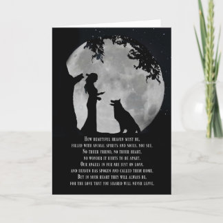 Andlig Hund-sympati Kort