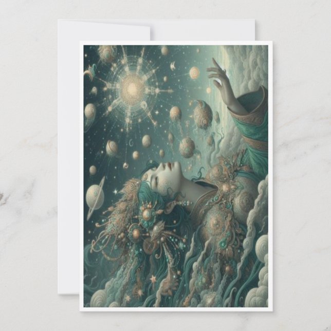 Andlig Jade Princess Card (Framsida)