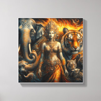 Andlig-konsten Canvastryck