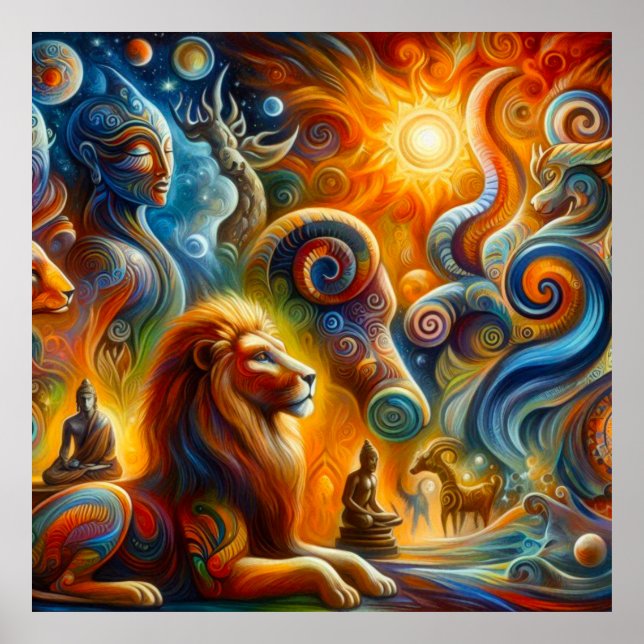 Andlig-konsten Poster (Framsidan)