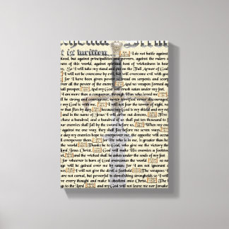 Andlig-krigföring Canvastryck