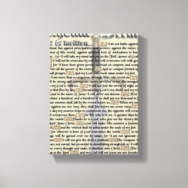 Andlig-krigföring Canvastryck (Framsida)