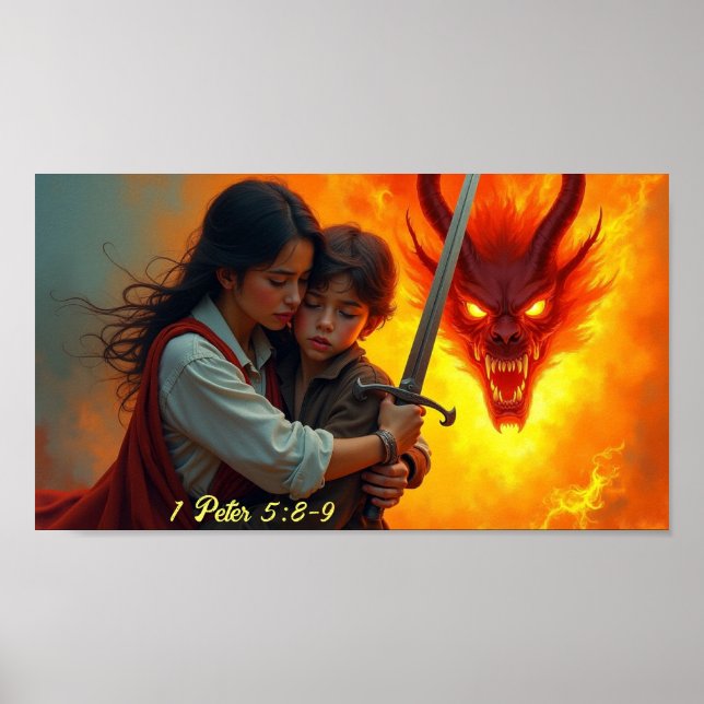 Andlig-krigföring Poster (Framsidan)