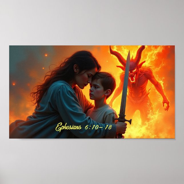 Andlig-krigföring Poster (Framsidan)