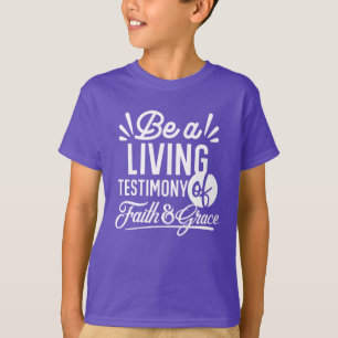 Andlig Levande Vittnesbörd Tro Och Nåde Citat T Shirt