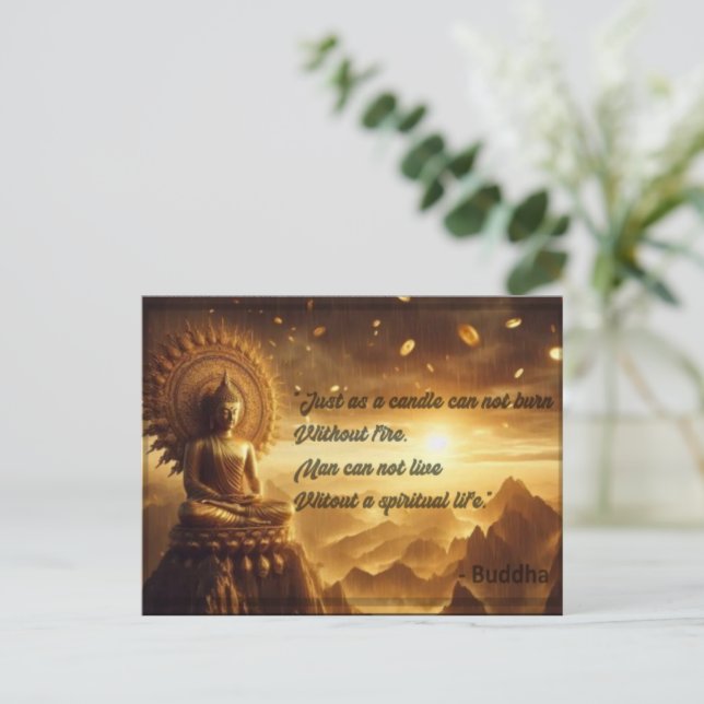 Andlig Life-vykort Helg Vykort (Stående Fram)