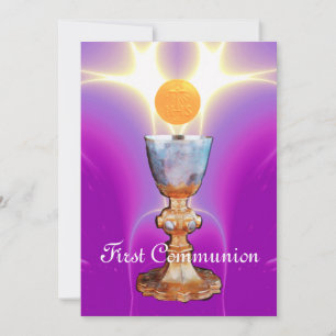 ANDLIG LIGHT 1:a Heligan Communion/Christening Inbjudningar