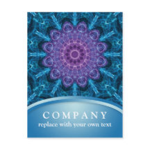 Andlig Lila Flower Mandala