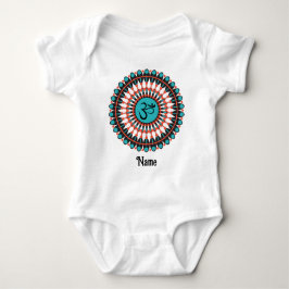 Andlig Mandala om symbol Turcos Customized T Shirt