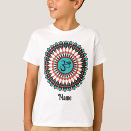 Andlig Mandala om symbol Turcos Customized T Shirt