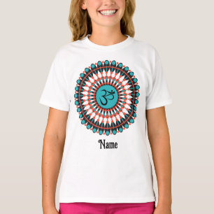 Andlig Mandala om symbol Turcos Customized T Shirt