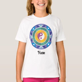 Andlig Mandala Rainbow Färg Kinesiskt anpassat T Shirt