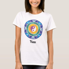 Andlig Mandala Rainbow Färg Kinesiskt anpassat T Shirt