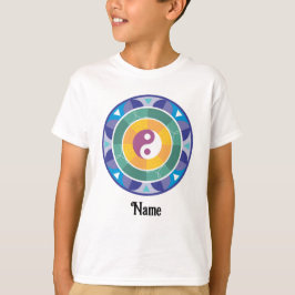 Andlig Mandala Rainbow Färg Kinesiskt anpassat T Shirt
