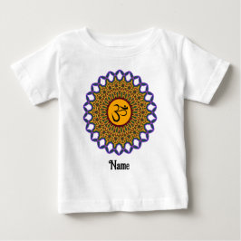 Andlig Mandala Yoga Om Peacock Customized T Shirt