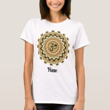 Andlig Mandala Yoga Om Symbol Retro Customized