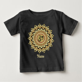 Andlig Mandala Yoga Om Symbol Retro Customized T Shirt