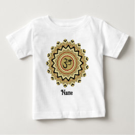 Andlig Mandala Yoga Om Symbol Retro Customized T Shirt