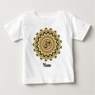 Andlig Mandala Yoga Om Symbol Retro Customized T Shirt
