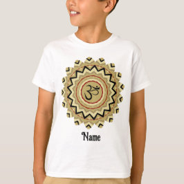 Andlig Mandala Yoga Om Symbol Retro Customized T Shirt