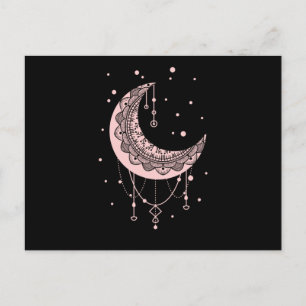Andlig Måne Pastel Goth Kawaii Vykort