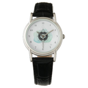 *~* Andlig Måne Stars Lotus Helig Geometry Armbandsur