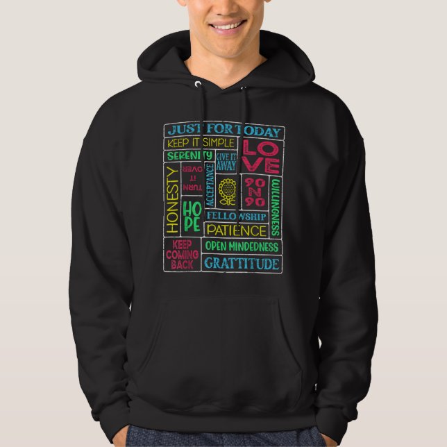 Andlig Narcotics Anonymous Garden Hoodie (Framsida)