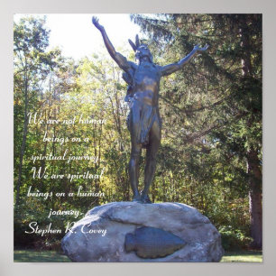 Andlig Native American Poster