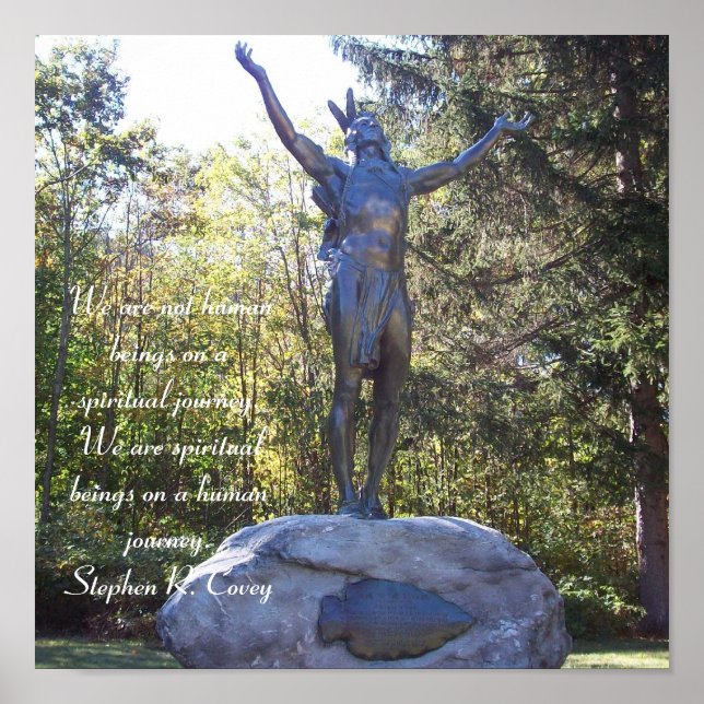 Andlig Native American Poster (Framsidan)