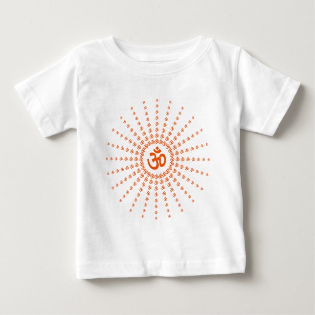 Andlig Om Mandala T-shirt (Framsida)
