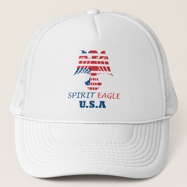 Andlig örn USA-flagga Keps (Framsida)